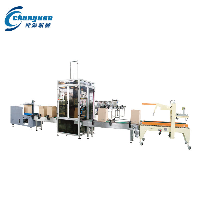 全自動開箱、裝箱、封箱機組